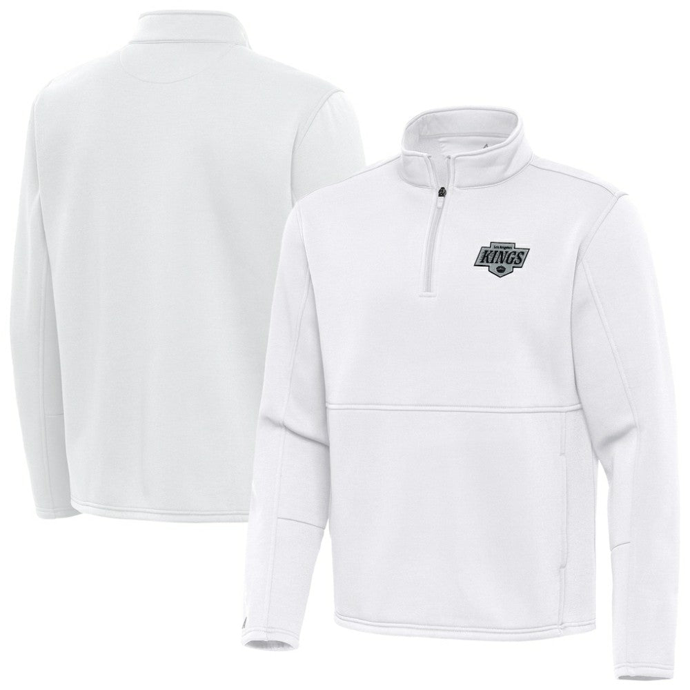 Los Angeles Kings Antigua Twist Quarter-Zip Pullover Jacket - White | US 202264735