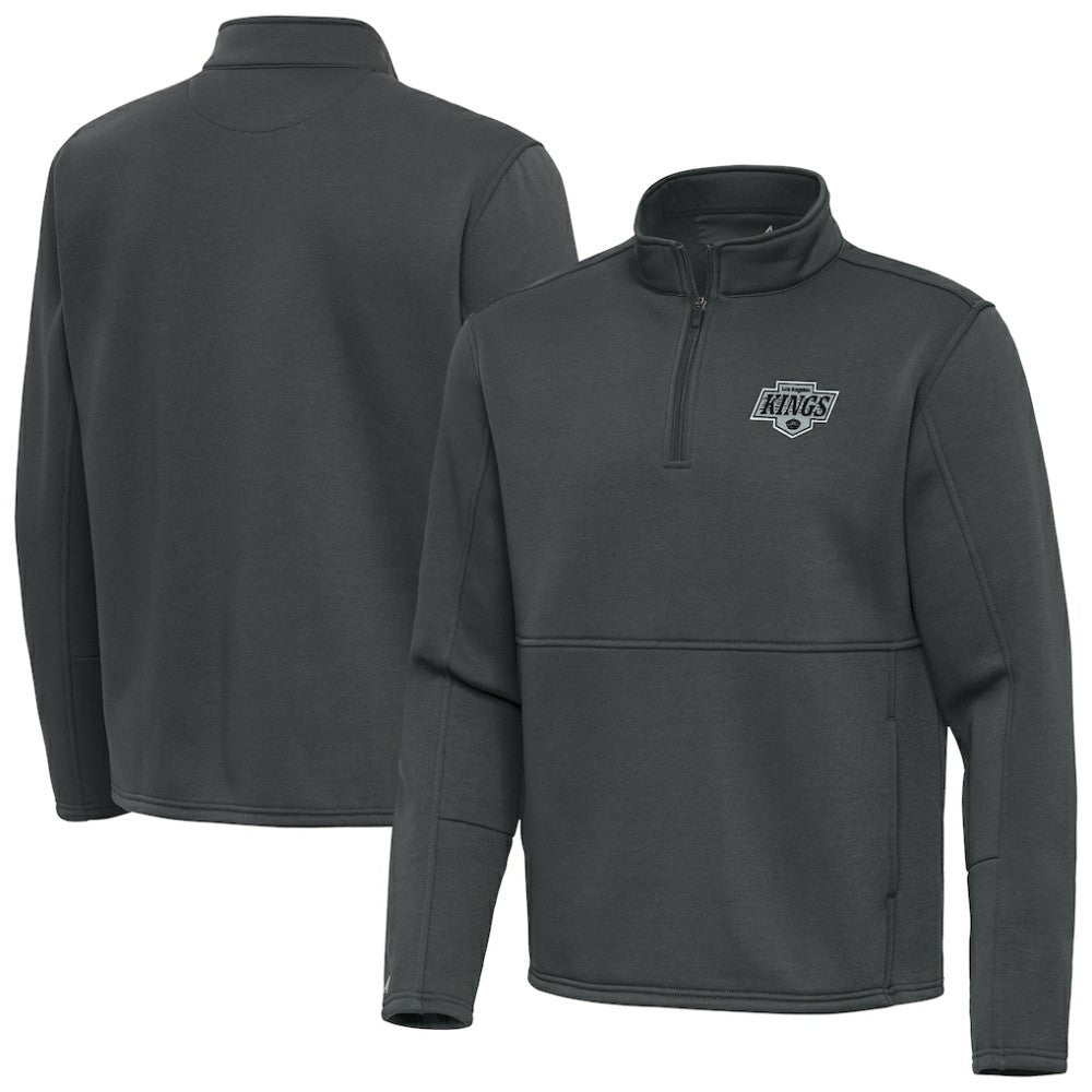 Los Angeles Kings Antigua Twist Quarter-Zip Pullover Jacket - Silver | US 202264736