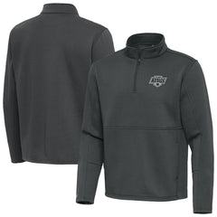 Los Angeles Kings Antigua Twist Quarter-Zip Pullover Jacket - Silver | US 202264736