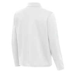 Toronto Maple Leafs Antigua Twist Quarter-Zip Pullover Jacket - White | US 202264800