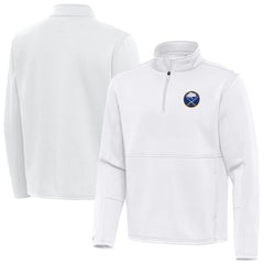 Buffalo Sabres Antigua Twist Quarter-Zip Pullover Jacket - White | US 202264803