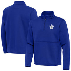 Toronto Maple Leafs Antigua Twist Quarter-Zip Pullover Jacket - Blue | US 202264805