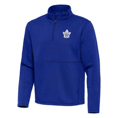 Toronto Maple Leafs Antigua Twist Quarter-Zip Pullover Jacket - Blue | US 202264805
