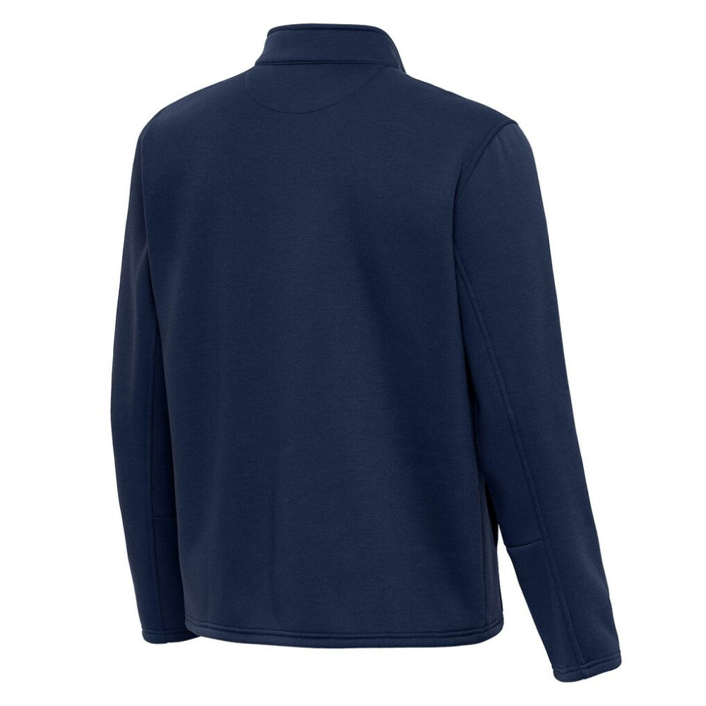 Vancouver Canucks Antigua Twist Quarter-Zip Pullover Jacket - Blue | US 202264806