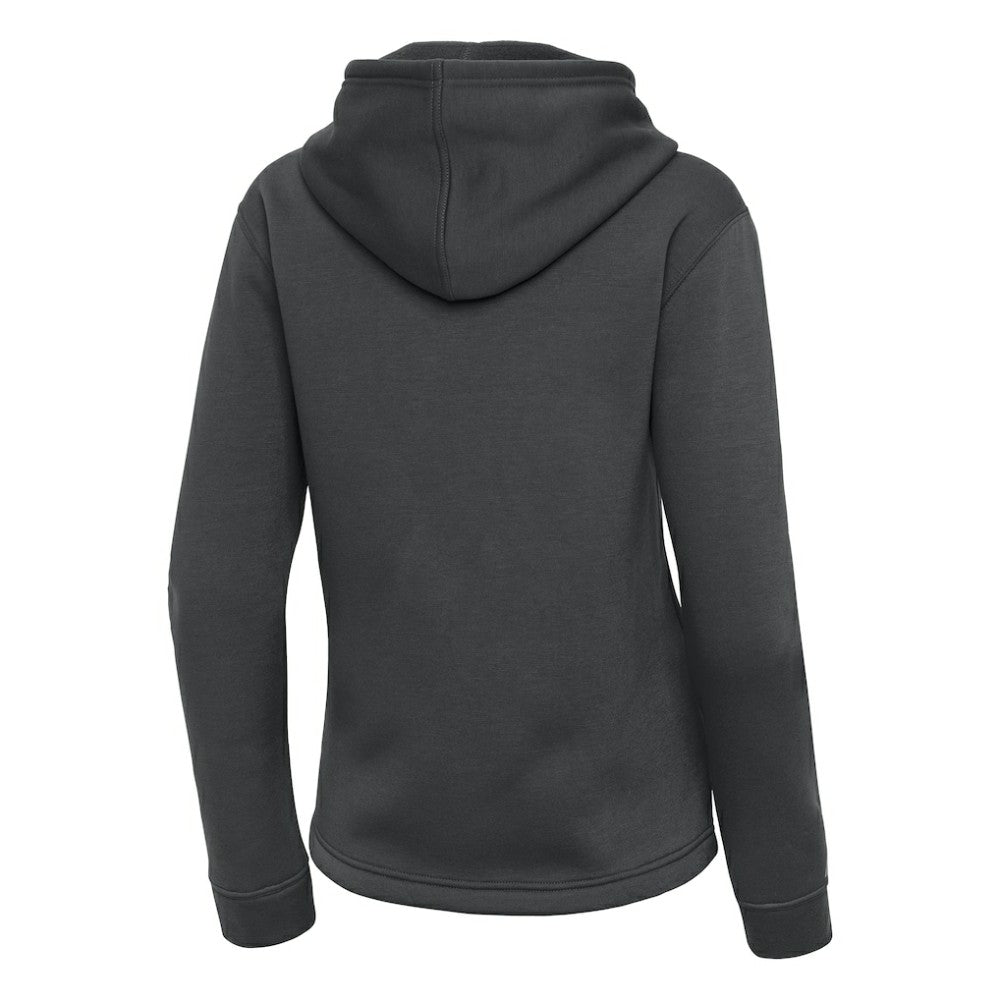 New York Yankees Antigua Women's Contemporary Quarter-Zip Hoodie - Pewter Hoodies