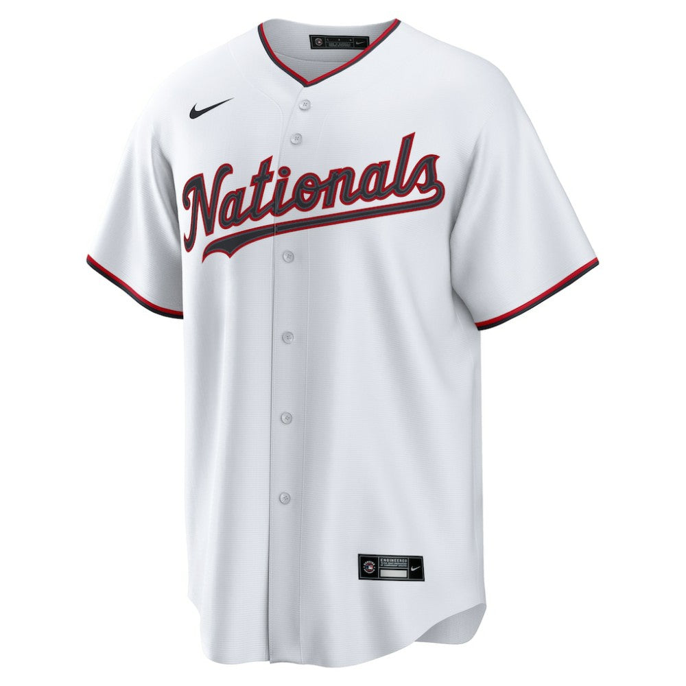 James Wood Washington Nationals Nike Home Replica Jersey - White Jerseys