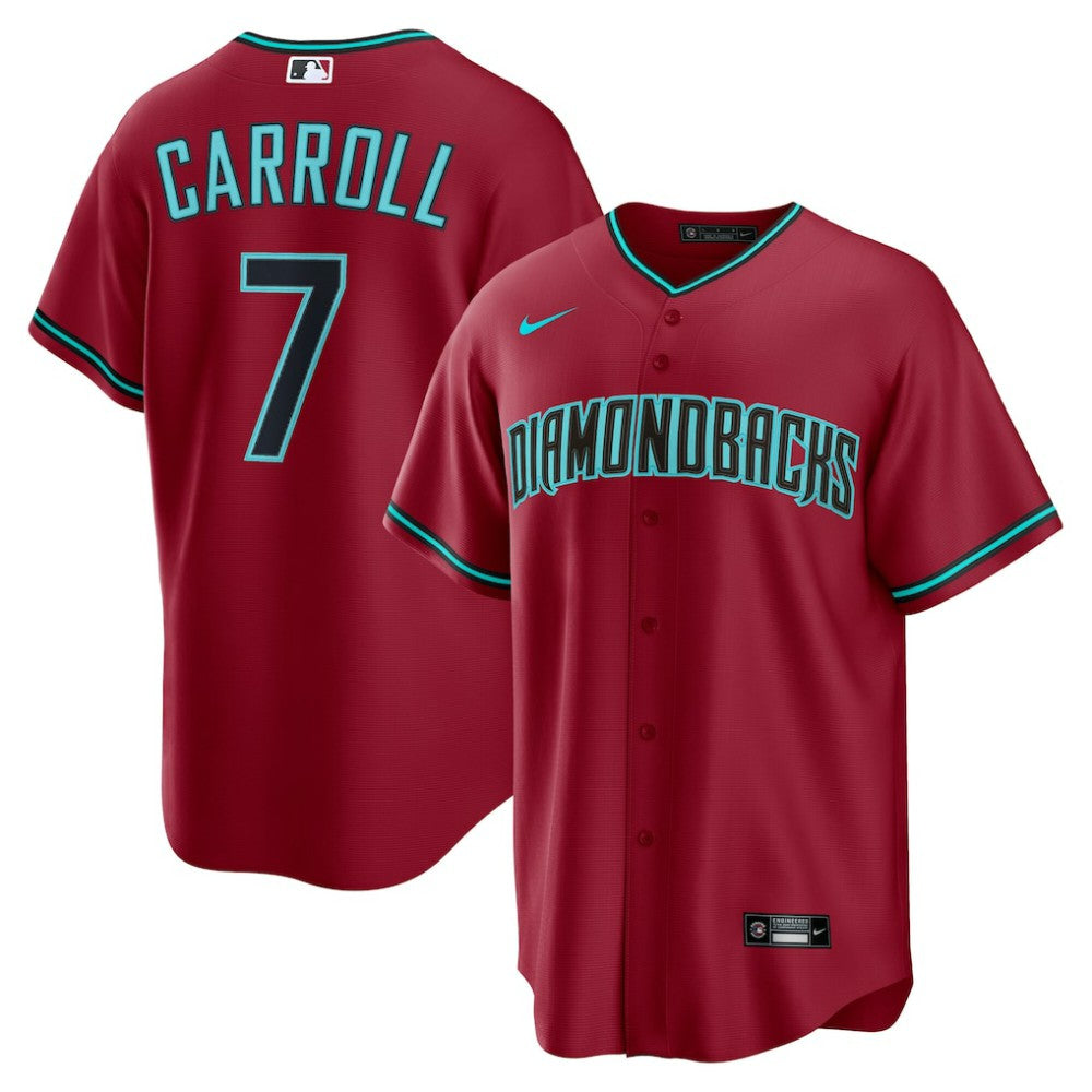 Corbin Carroll Arizona Diamondbacks Nike Alternate 2 Replica Jersey - Red Jerseys