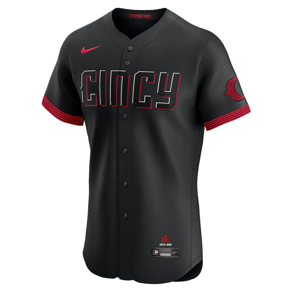 Cincinnati Reds Nike City Connect  Elite Jersey - Black Jerseys