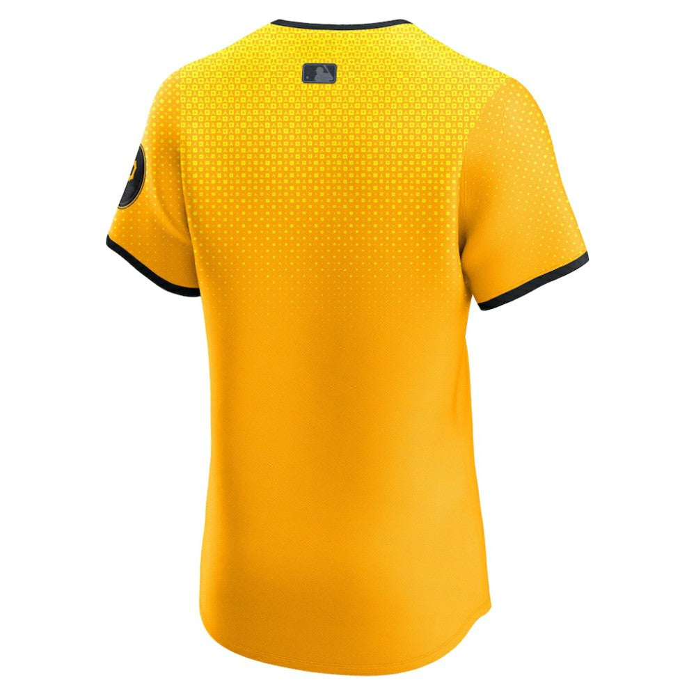 Pittsburgh Pirates Nike City Connect  Elite Jersey - Gold Jerseys
