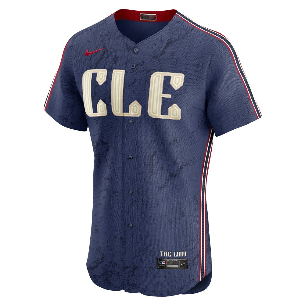 Cleveland Guardians Nike City Connect Elite Jersey - Navy Jerseys