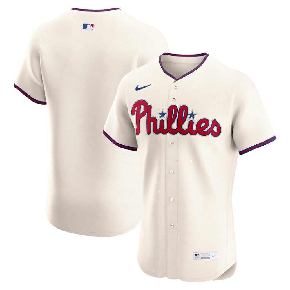 Philadelphia Phillies Nike Alternate 2 Elite Jersey - Cream Jerseys