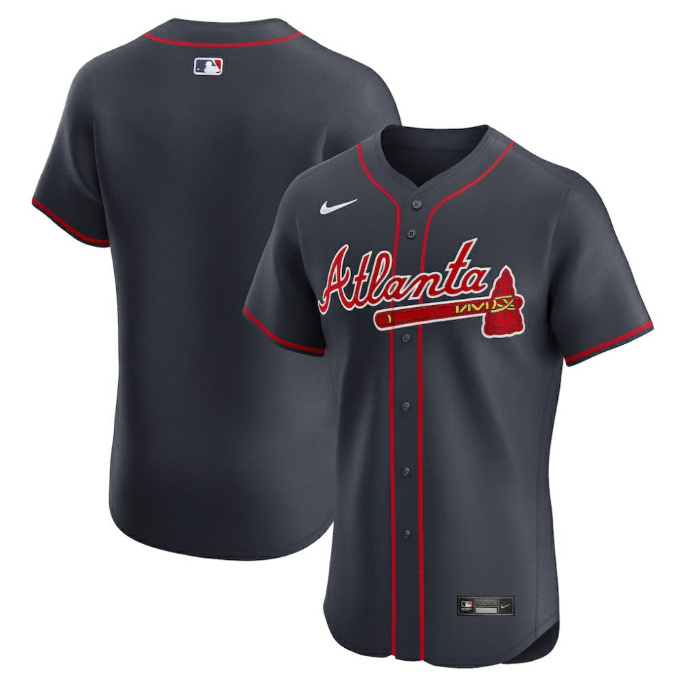 Atlanta Braves Nike Alternate Elite Jersey - Navy Jerseys