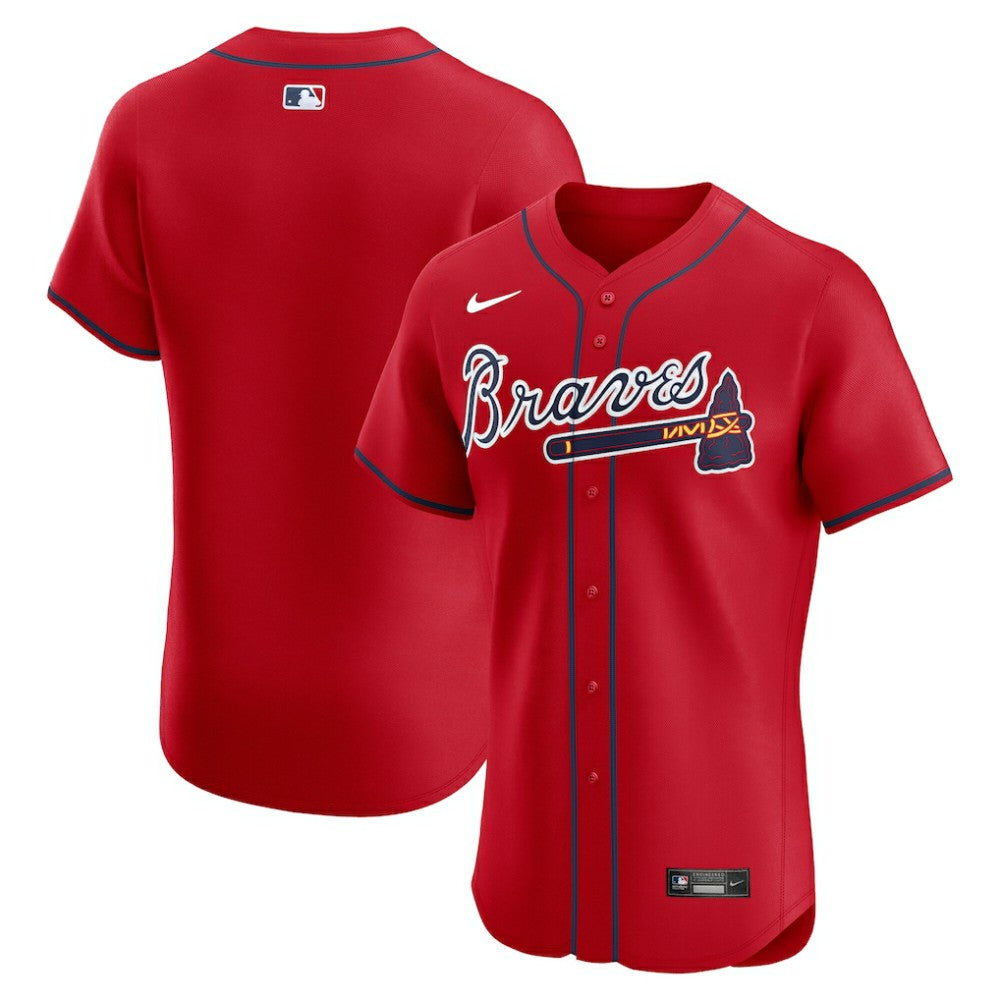 Atlanta Braves Nike Alternate Elite Jersey - Red Jerseys