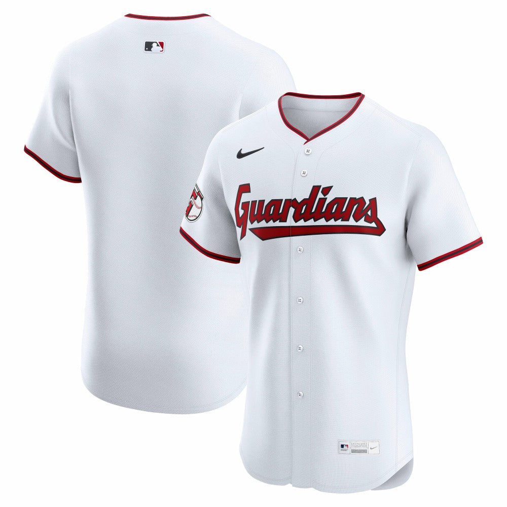 Cleveland Guardians Nike Home Elite Jersey - White Jerseys