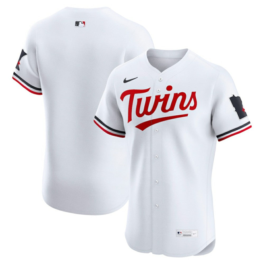 Minnesota Twins Nike Home Elite Jersey - White Jerseys