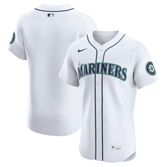 Seattle Mariners Nike Home Elite Jersey - White Jerseys