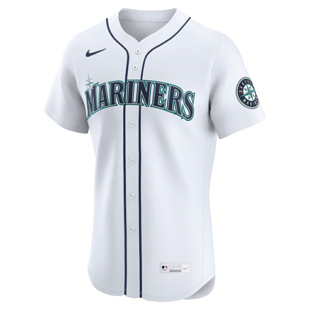 Seattle Mariners Nike Home Elite Jersey - White Jerseys