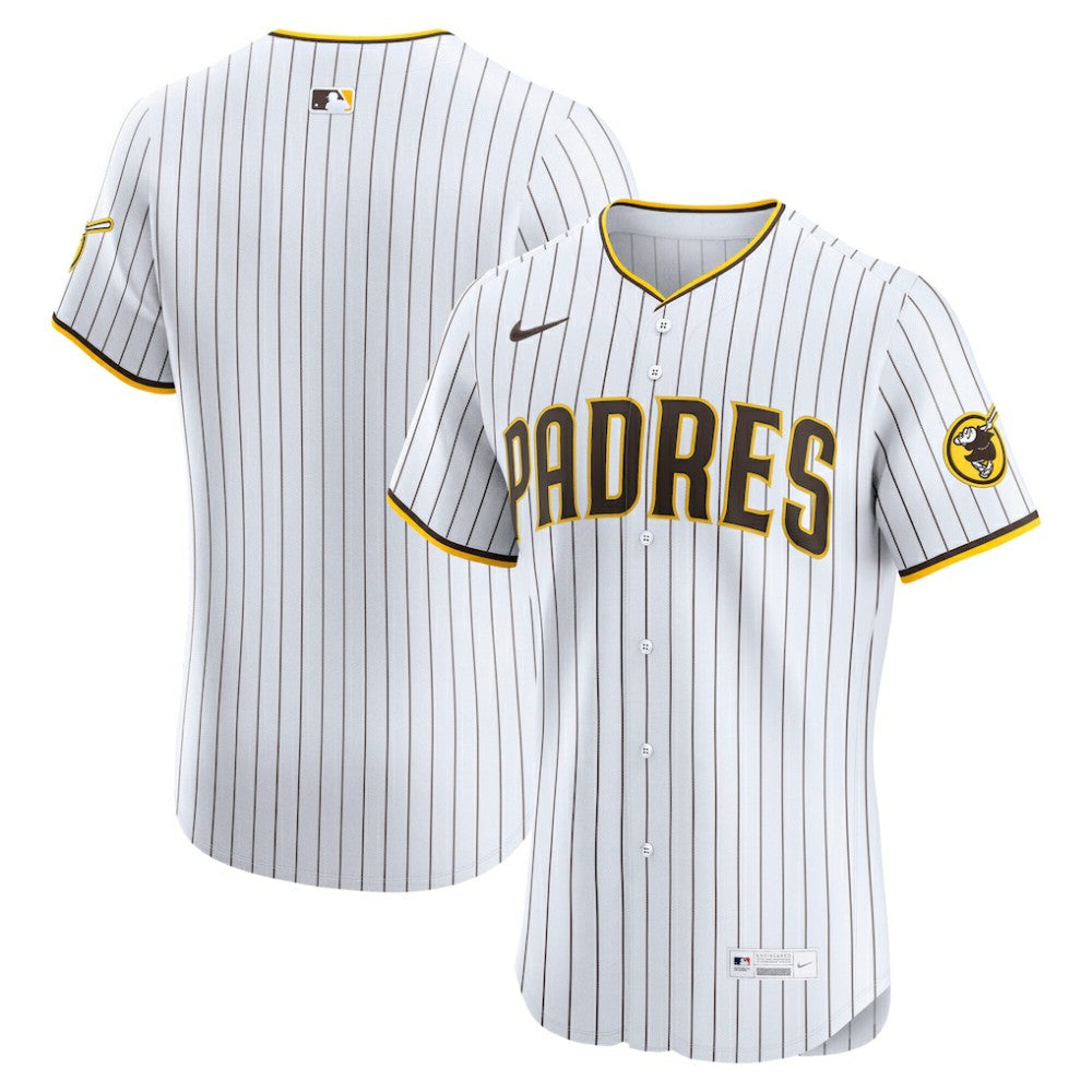 San Diego Padres Nike Home Elite Jersey - White Jerseys
