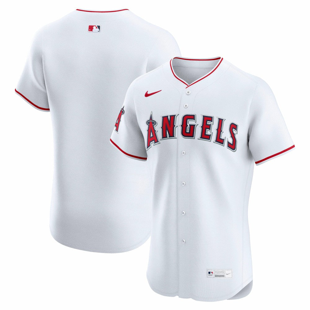 Los Angeles Angels Nike Home Elite Jersey - White Jerseys
