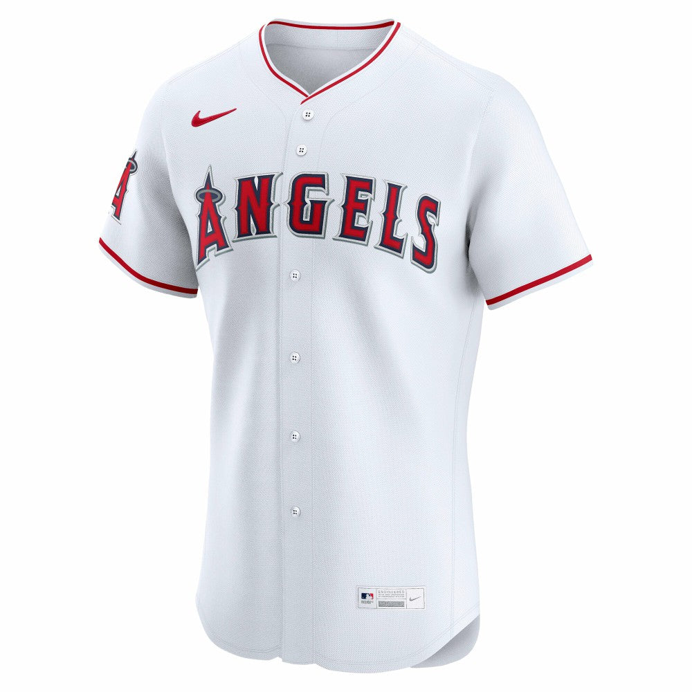 Los Angeles Angels Nike Home Elite Jersey - White Jerseys