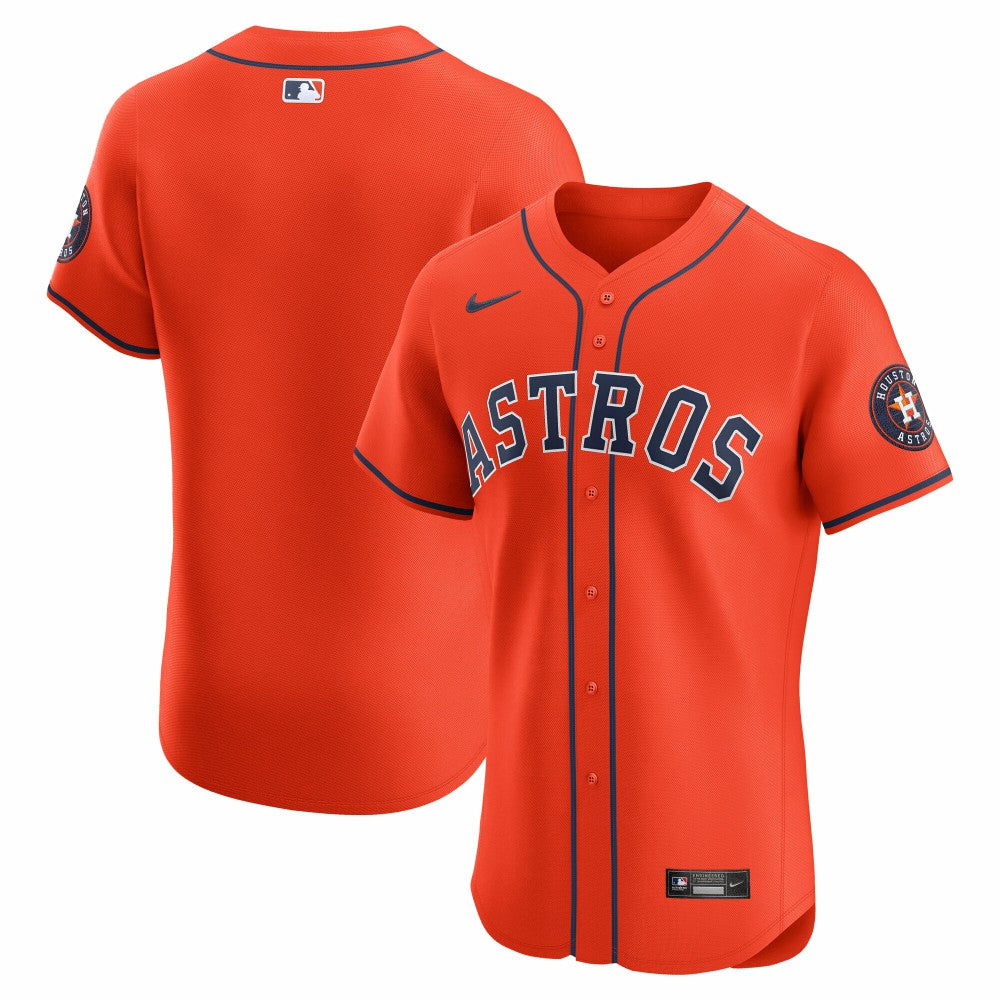 Houston Astros Nike Alternate Elite Jersey - Orange Jerseys