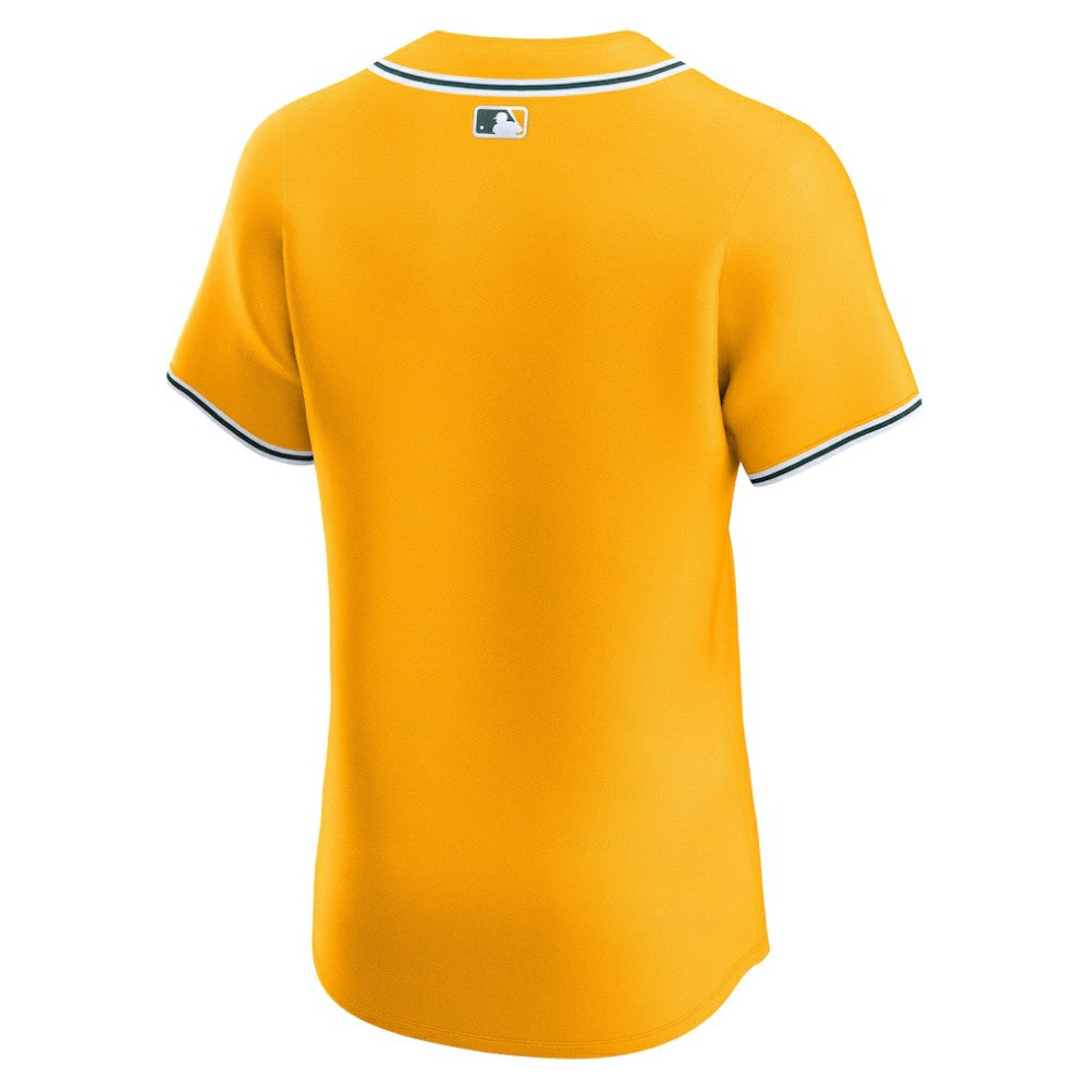 Athletics Nike Alternate 2 Elite Jersey - Gold Jerseys