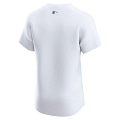 Athletics Nike Home  Elite Jersey - White Jerseys