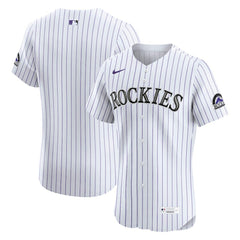 Colorado Rockies Nike Home Elite Jersey - White Jerseys