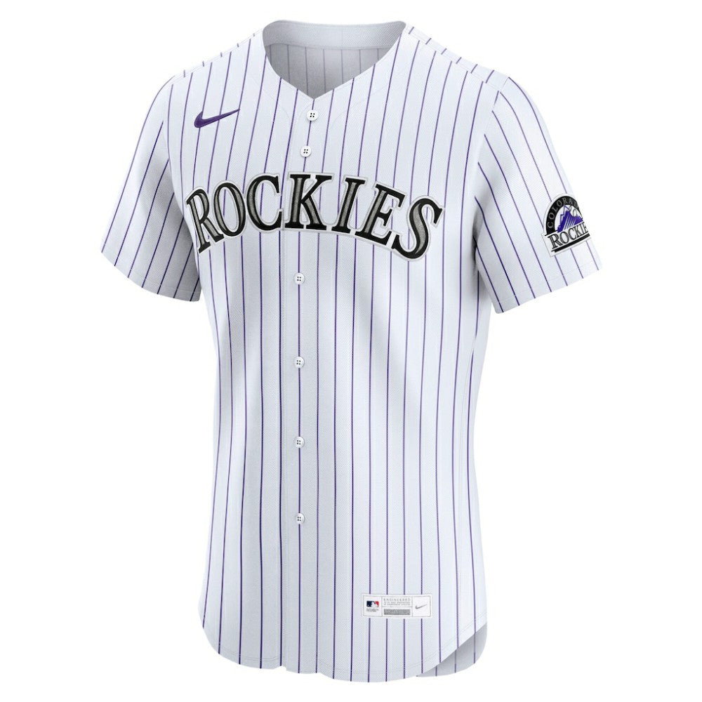 Colorado Rockies Nike Home Elite Jersey - White Jerseys