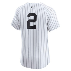 Derek Jeter New York Yankees Nike Home Elite Player Jersey - White Jerseys