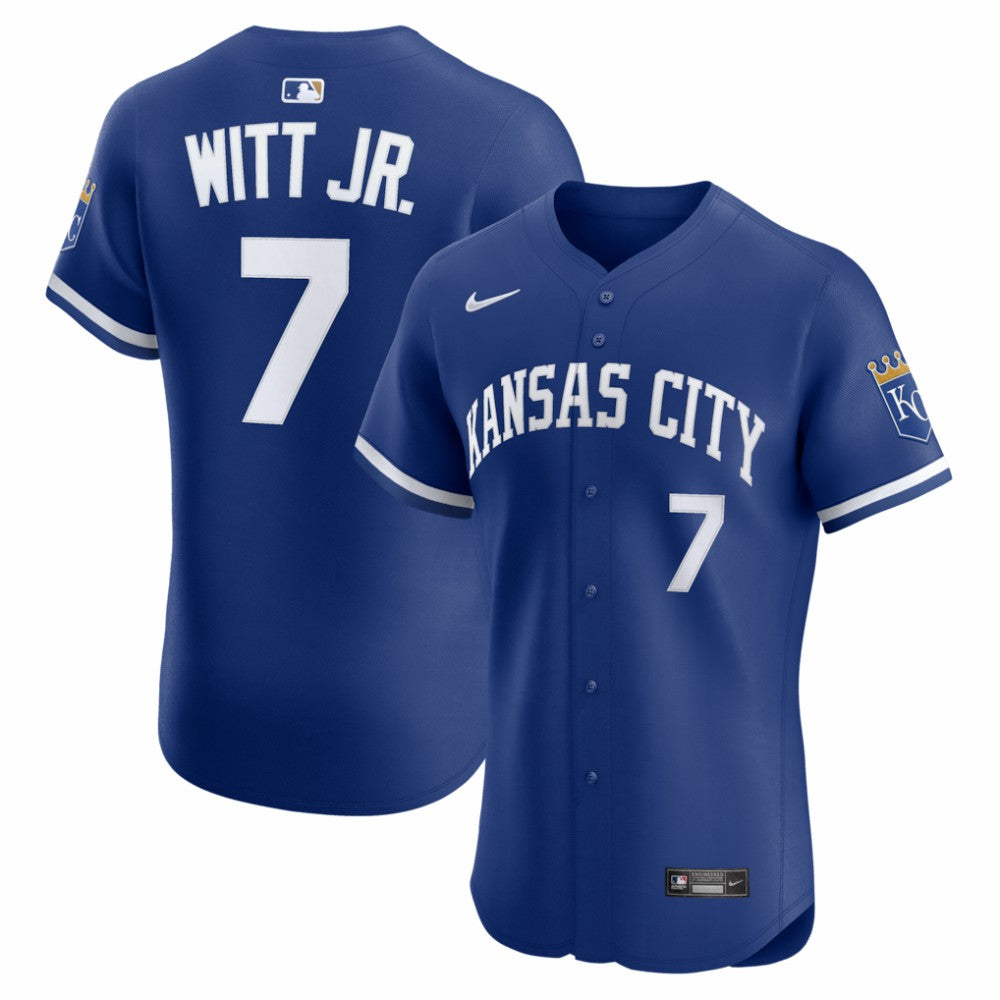 Bobby Witt Jr. Kansas City Royals Nike Alternate 2 Elite Player Jersey - Royal Jerseys