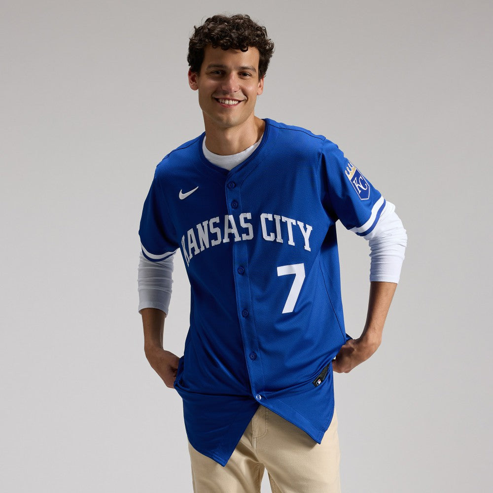 Bobby Witt Jr. Kansas City Royals Nike Alternate 2 Elite Player Jersey - Royal Jerseys