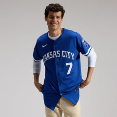 Bobby Witt Jr. Kansas City Royals Nike Alternate 2 Elite Player Jersey - Royal Jerseys