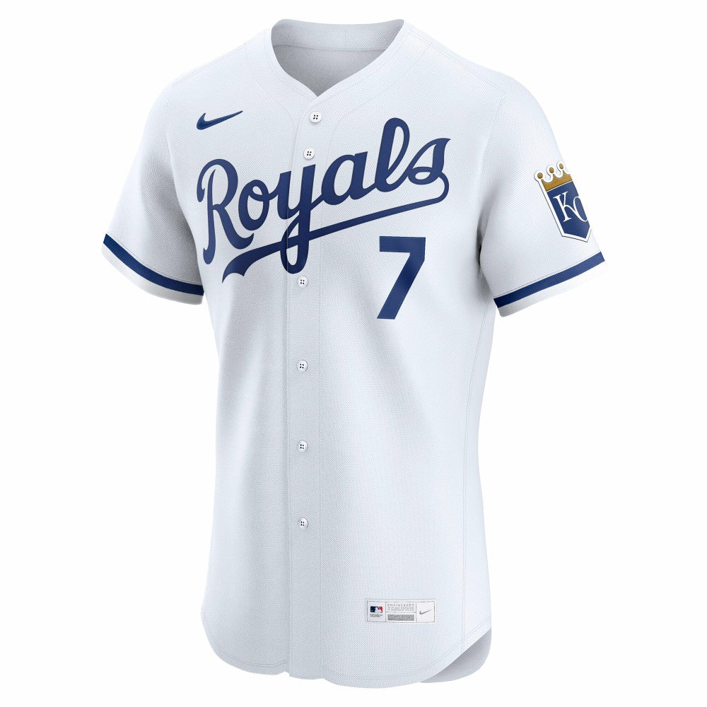 Bobby Witt Jr. Kansas City Royals Nike Home ElitePlayer  Jersey - White Jerseys