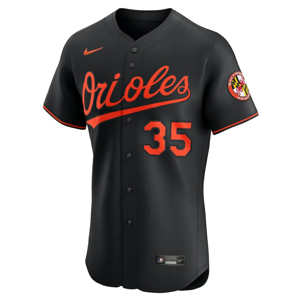 Adley Rutschman Baltimore Orioles Nike Alternate Elite Jersey - Black Jerseys