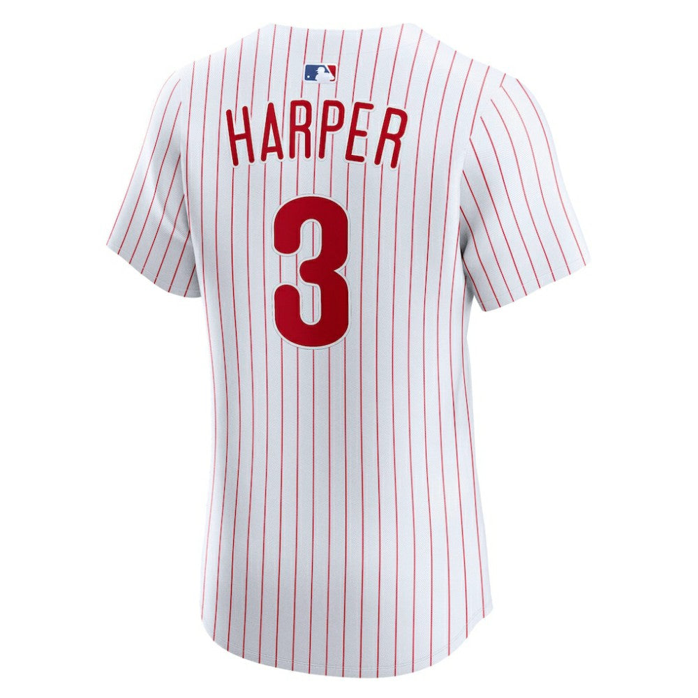 Bryce Harper Philadelphia Phillies Nike Home Elite Jersey - White Jerseys