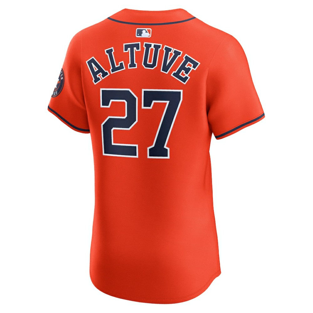 Jose Altuve Houston Astros Nike Alternate Elite Player Jersey - Orange Jerseys