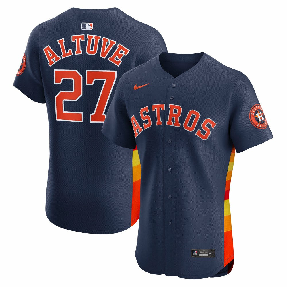 Jose Altuve Houston Astros Nike Alternate 2 Elite Player Jersey - Navy Jerseys