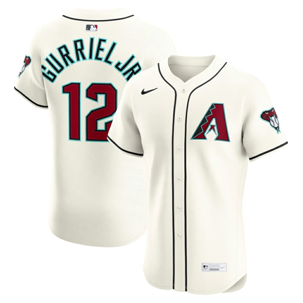 Lourdes Gurriel Jr. Arizona Diamondbacks Nike Home Elite Jersey - Cream Jerseys