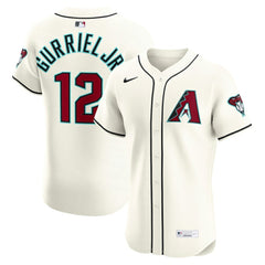 Lourdes Gurriel Jr. Arizona Diamondbacks Nike Home Elite Jersey - Cream Jerseys