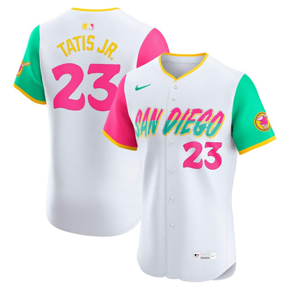Fernando Tatis Jr. San Diego Padres Nike City Connect Elite Jersey - White Jerseys