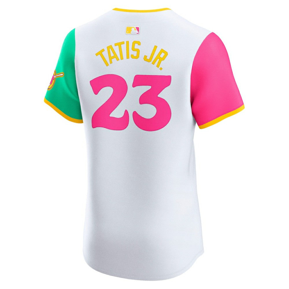 Fernando Tatis Jr. San Diego Padres Nike City Connect Elite Jersey - White Jerseys