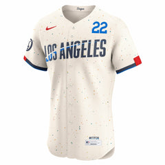 Clayton Kershaw Los Angeles Dodgers Nike City Connect Elite Jersey - Cream Jerseys