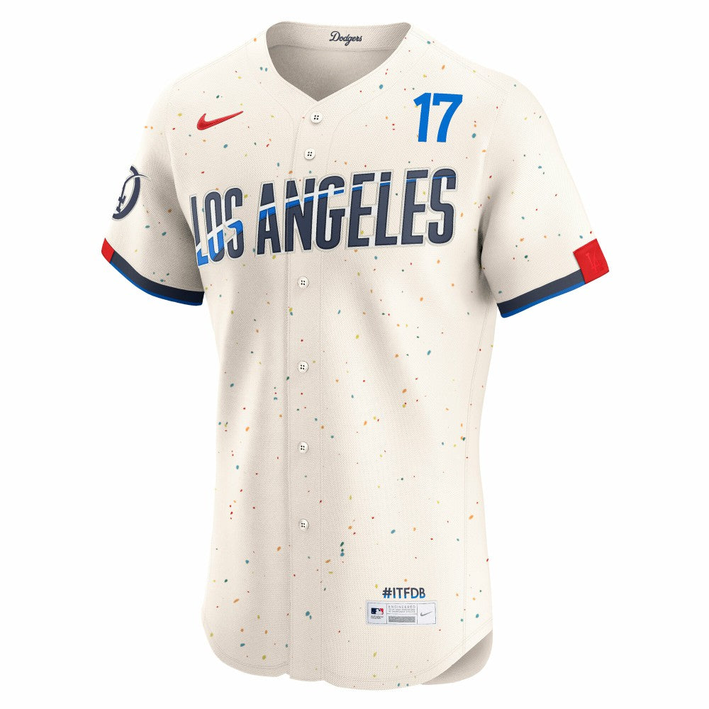 Shohei Ohtani Los Angeles Dodgers Nike City Connect Elite Jersey - Cream Jerseys