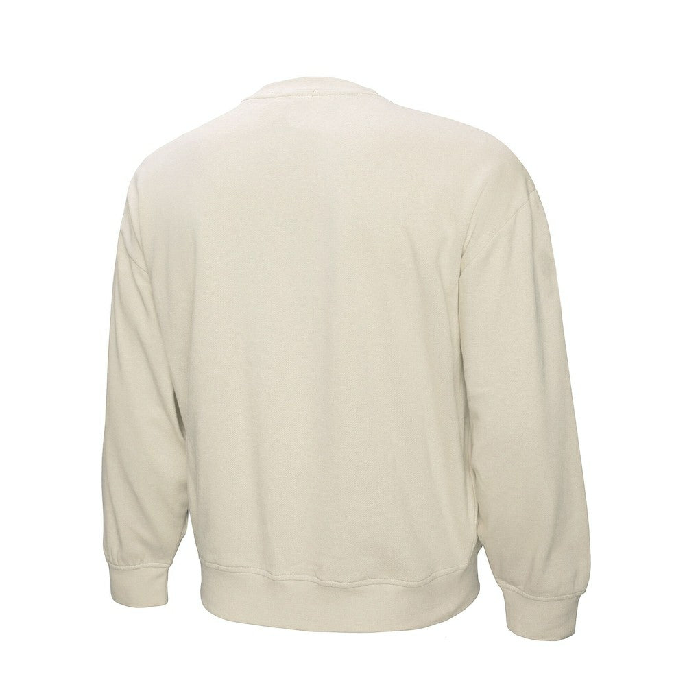 Boston Celtics Women's Oversprayed Pullover Sweatshirt Cream - Mitchell & Ness