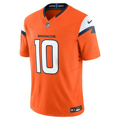 Bo Nix Denver Broncos Vapor F.U.S.E. Limited Jersey - Orange Jerseys
