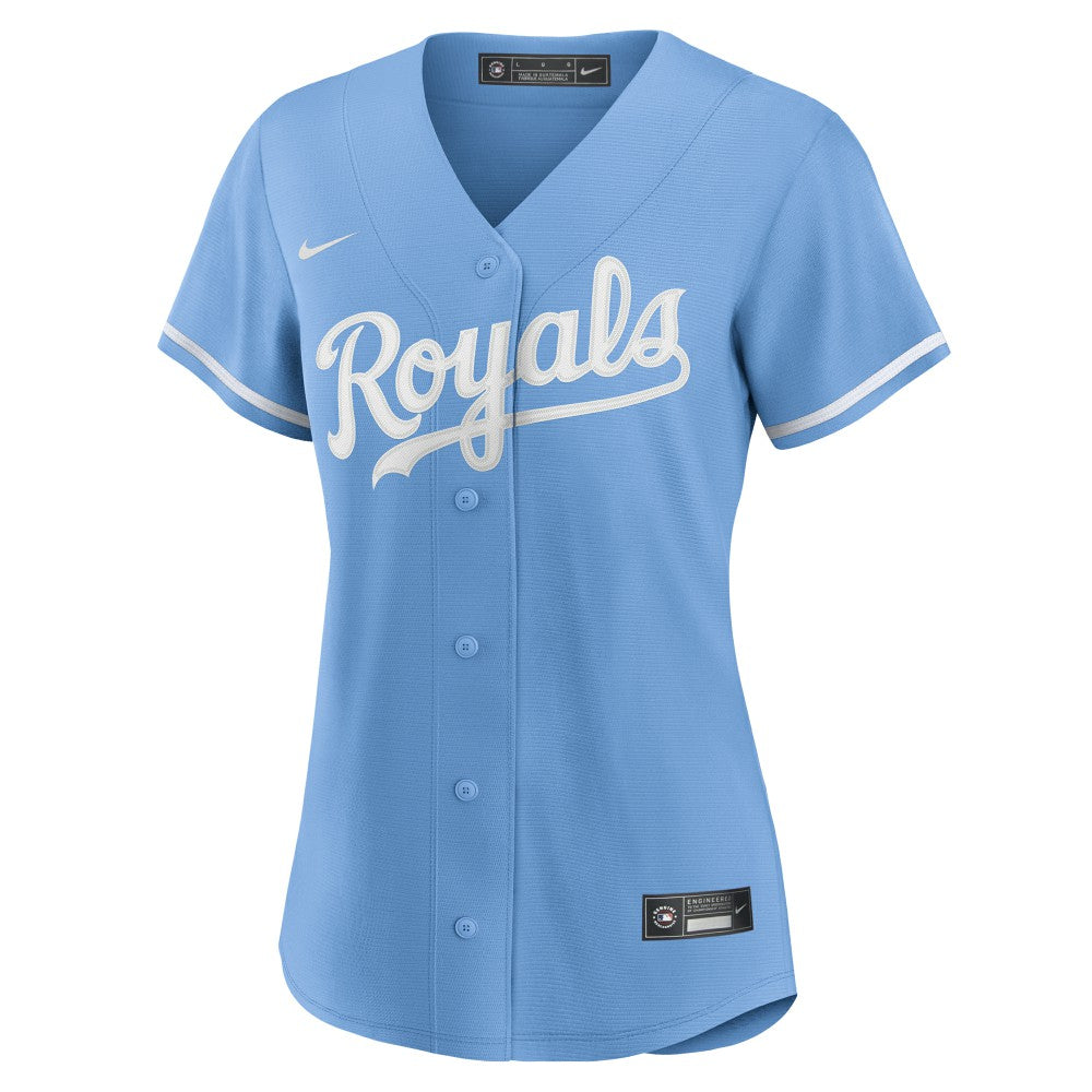 Bobby Witt Jr. Kansas City Royals Nike Women's Alternate Replica Player Jersey - Light Blue Jerseys