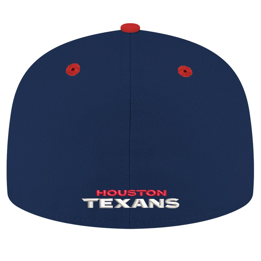 Houston Texans New Era Flipside Two-Tone 59FIFTY Fitted Hat - Navy/Red Hats