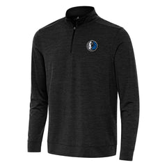 Dallas Mavericks Antigua Bright Quarter-Zip Top Heather Black outlet