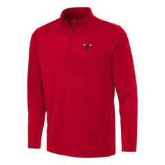 Chicago Bulls Antigua Reprocess Quarter-Zip Top Red outlet
